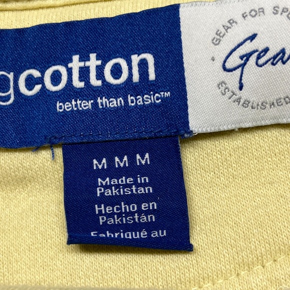 Montana Crewneck Men's M Yellow Big Cotton Better Than Basic Gear - Picture 7 of 15